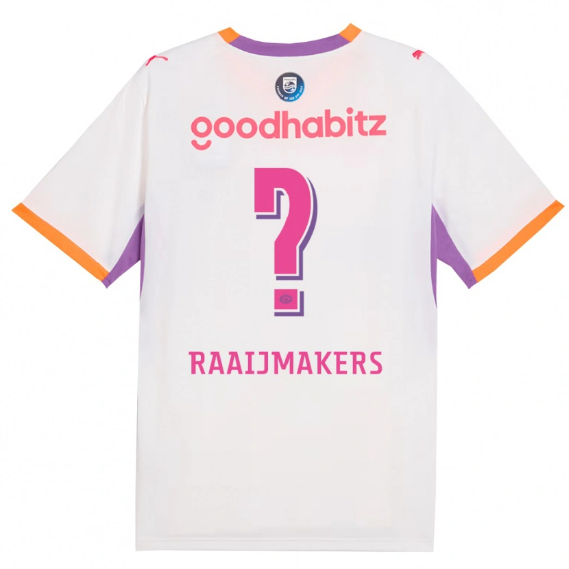 Danxen Homem Camisola Lars Raaijmakers #0 Branco Roxo Laranja Alternativa 2026/27 Camisa Brasil