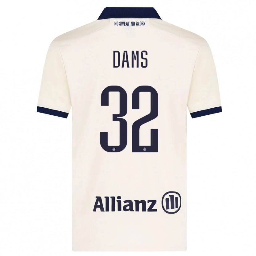 Danxen Homem Camisola Matteo Dams #32 Beige Preto Alternativa 2026/27 Camisa Brasil