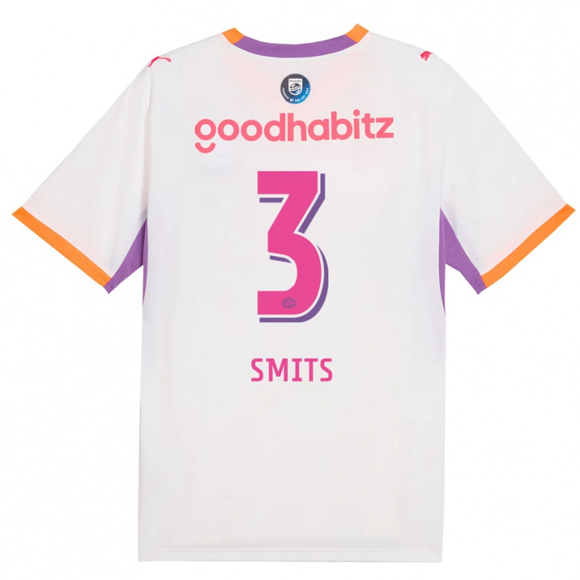 Danxen Homem Camisola Thomas Smits #3 Branco Roxo Laranja Alternativa 2026/27 Camisa Brasil