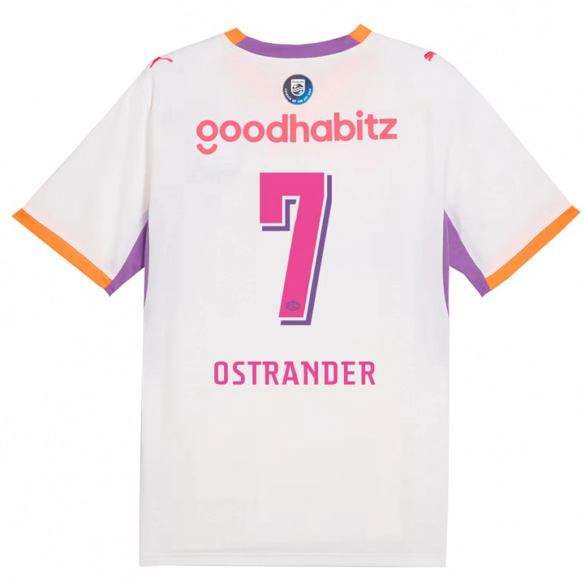 Danxen Homem Camisola William Ostrander #7 Branco Roxo Laranja Alternativa 2026/27 Camisa Brasil