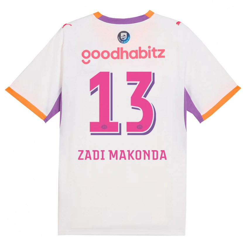 Danxen Homem Camisola David Zadi Makonda #13 Branco Roxo Laranja Alternativa 2026/27 Camisa Brasil