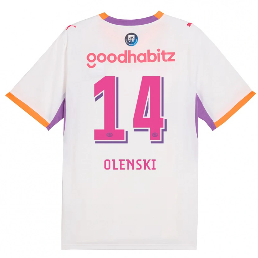 Danxen Homem Camisola Rayjen Olenski #14 Branco Roxo Laranja Alternativa 2026/27 Camisa Brasil