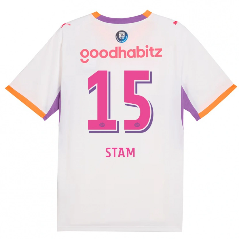 Danxen Homem Camisola Dyran Stam #15 Branco Roxo Laranja Alternativa 2026/27 Camisa Brasil