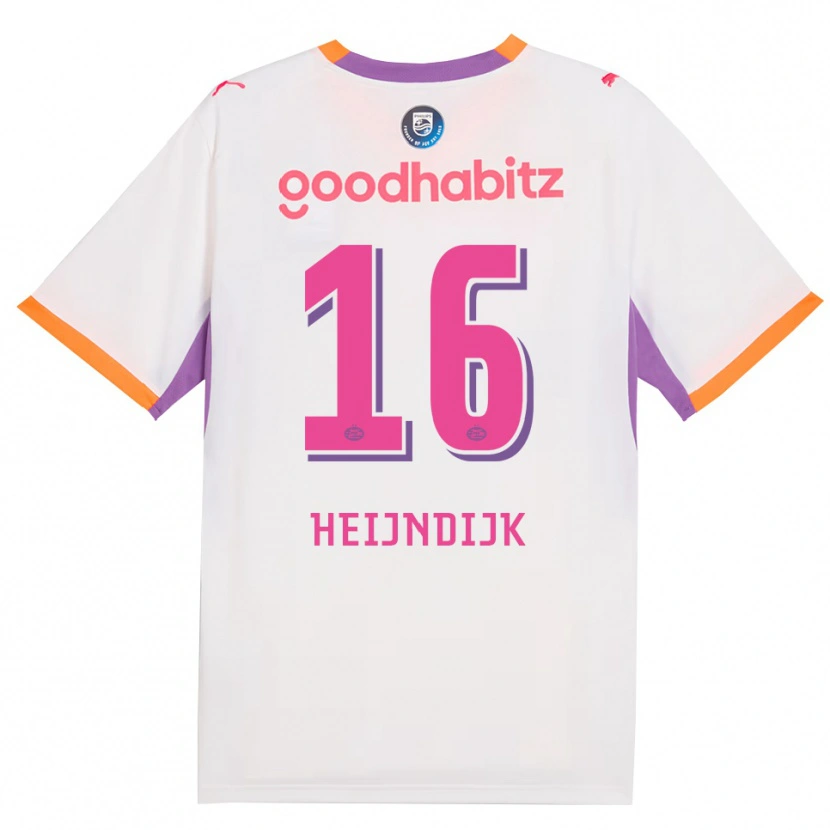 Danxen Homem Camisola Bram Heijndijk #16 Branco Roxo Laranja Alternativa 2026/27 Camisa Brasil