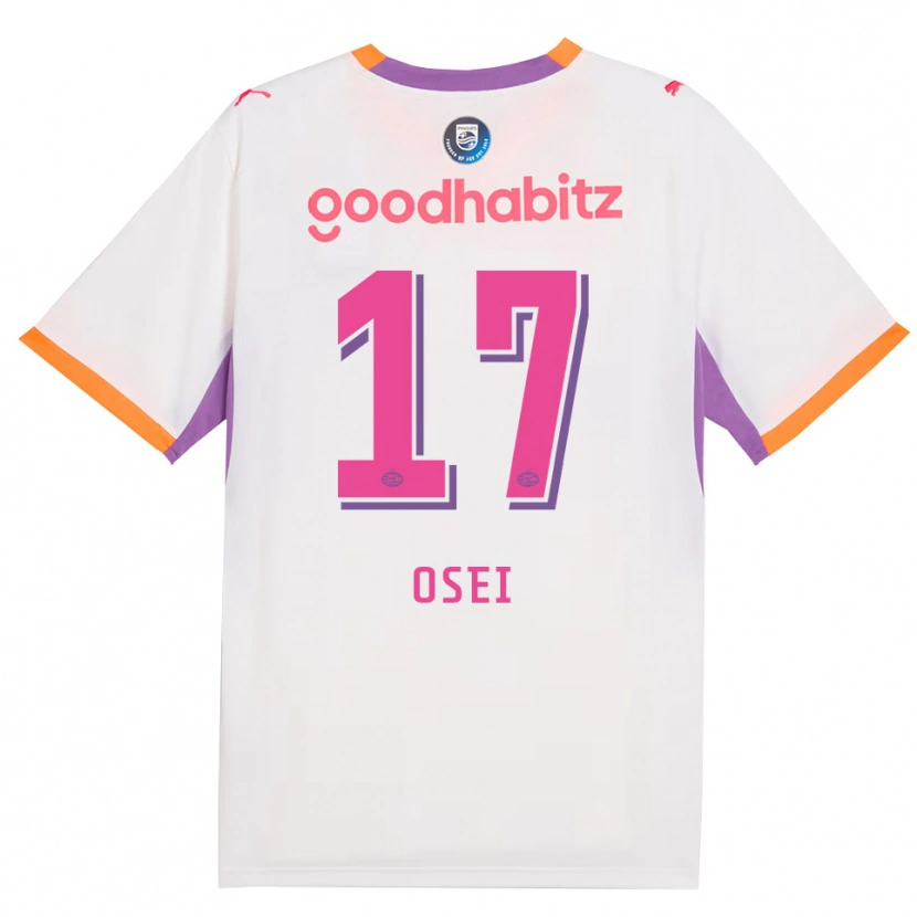 Danxen Homem Camisola Micaiah Osei #17 Branco Roxo Laranja Alternativa 2026/27 Camisa Brasil