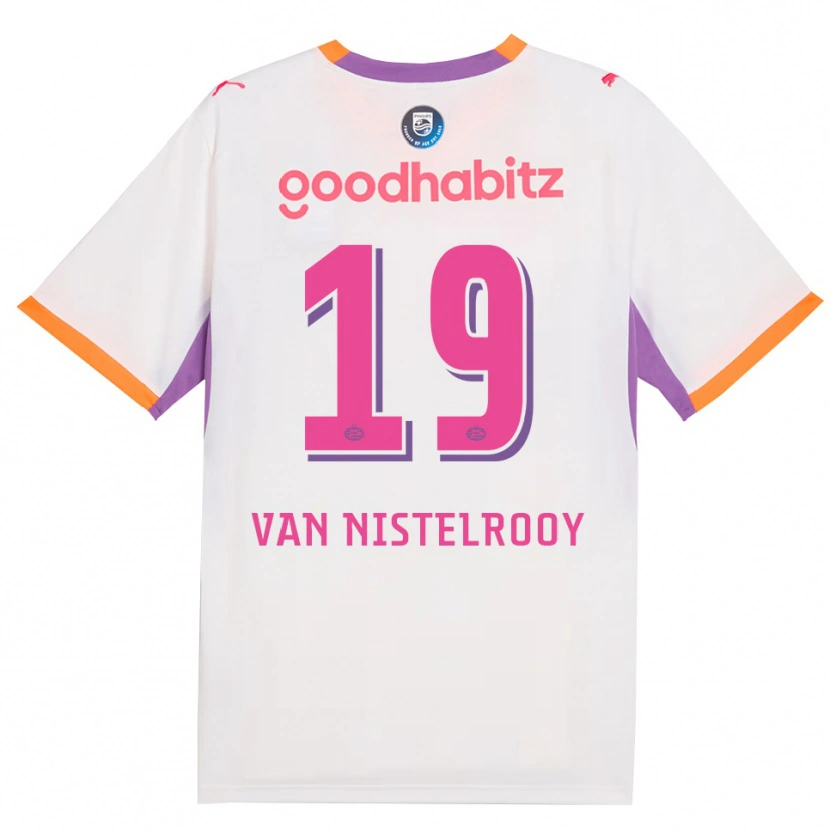 Danxen Homem Camisola Liam Van Nistelrooy #19 Branco Roxo Laranja Alternativa 2026/27 Camisa Brasil