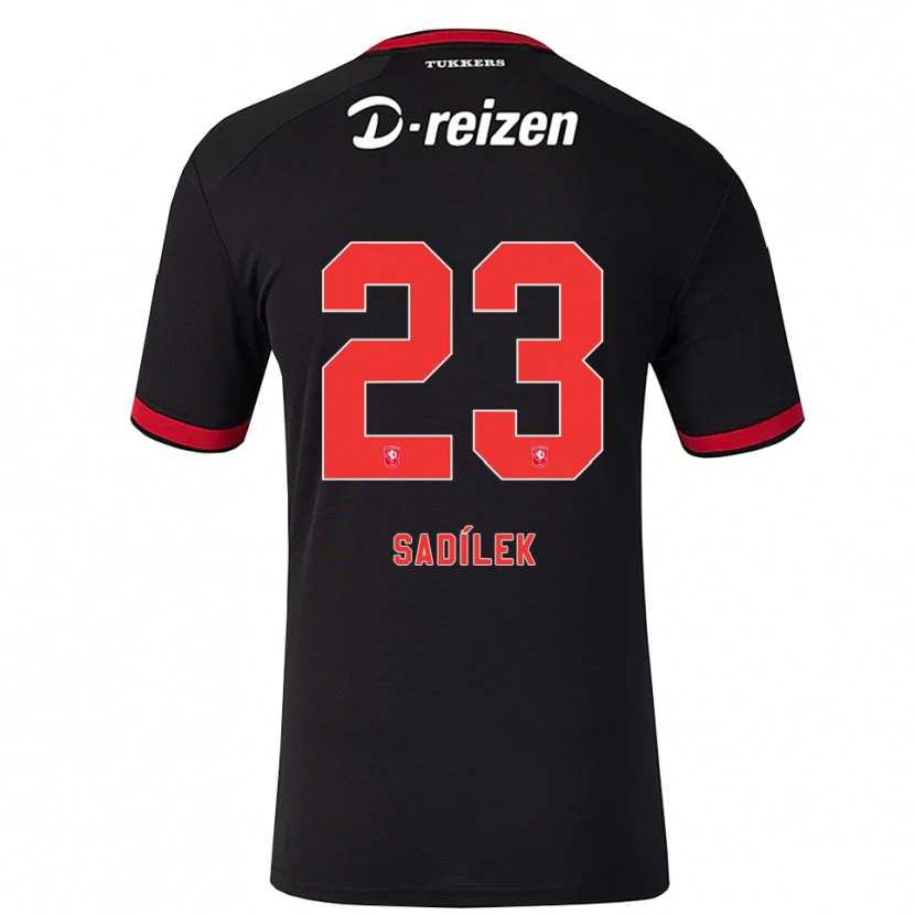 Danxen Homem Camisola Michal Sadilek #23 Vermelho Branco Preto Alternativa 2026/27 Camisa Brasil