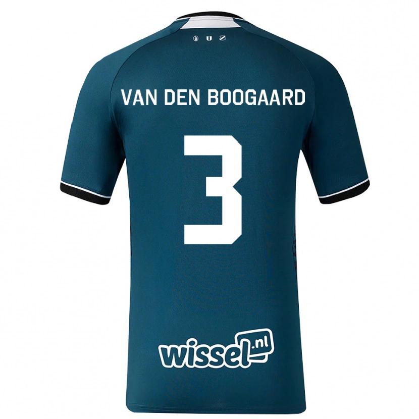 Danxen Homem Camisola Brian Van Den Boogaard #3 Darkslategray Branco Alternativa 2026/27 Camisa Brasil