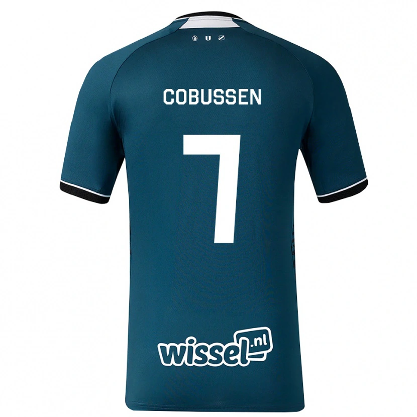 Danxen Homem Camisola Sophie Cobussen #7 Darkslategray Branco Alternativa 2026/27 Camisa Brasil