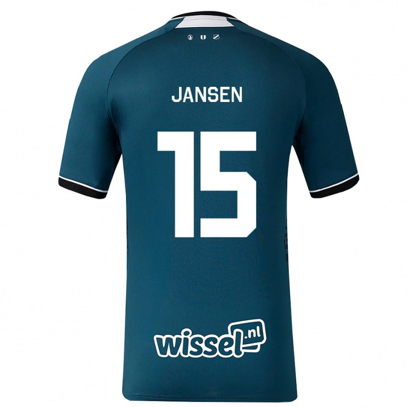Danxen Homem Camisola Scott Jansen #15 Darkslategray Branco Alternativa 2026/27 Camisa Brasil
