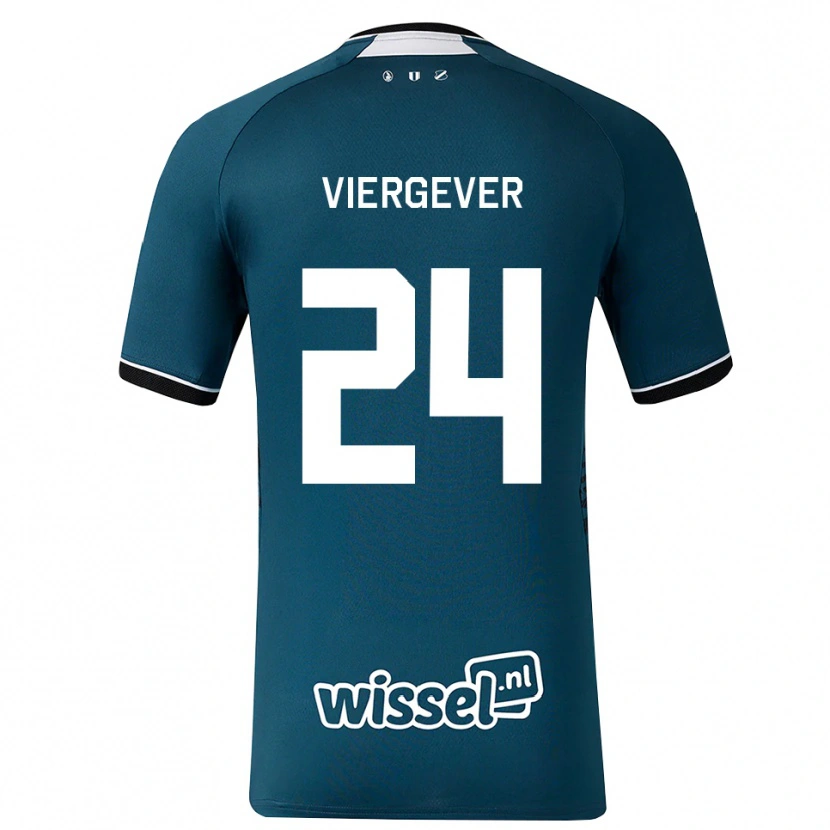 Danxen Homem Camisola Nick Viergever #24 Darkslategray Branco Alternativa 2026/27 Camisa Brasil