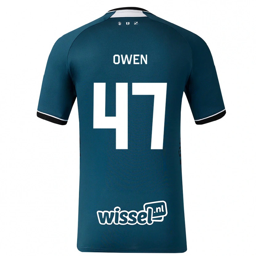 Danxen Homem Camisola Emmanuel Chigozie Owen #47 Darkslategray Branco Alternativa 2026/27 Camisa Brasil