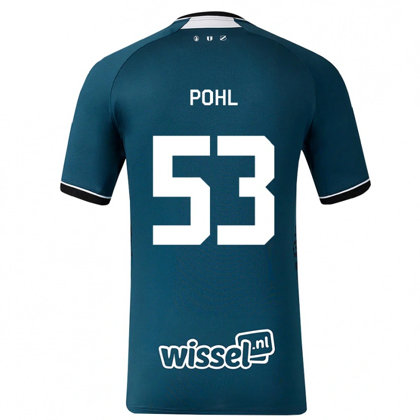 Danxen Homem Camisola Ferdinand Pohl #53 Darkslategray Branco Alternativa 2026/27 Camisa Brasil