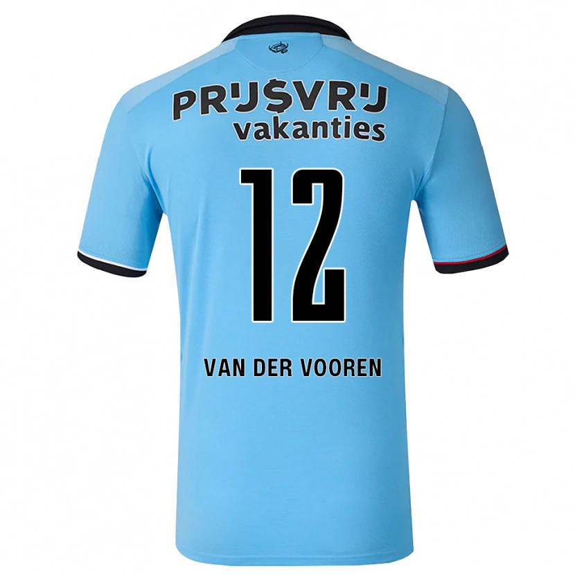 Danxen Homem Camisola Remy Van Der Vooren #12 Deepskyblue Preto Vermelho Alternativa 2026/27 Camisa Brasil