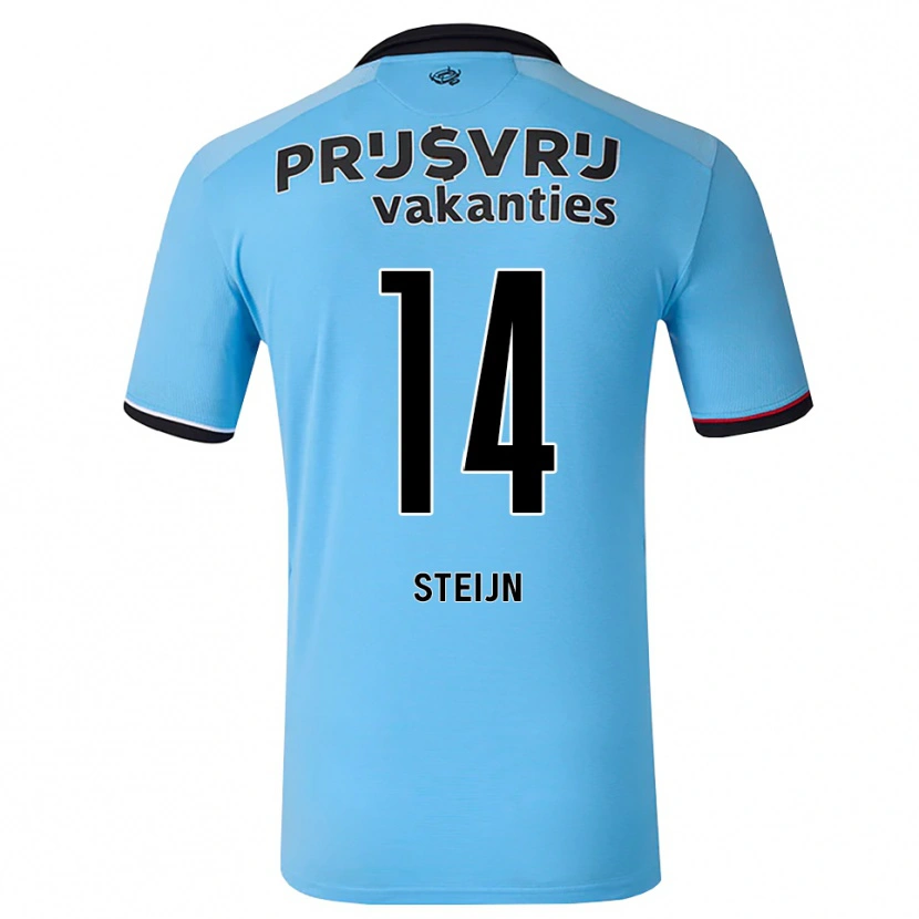 Danxen Homem Camisola Sem Steijn #14 Deepskyblue Preto Vermelho Alternativa 2026/27 Camisa Brasil