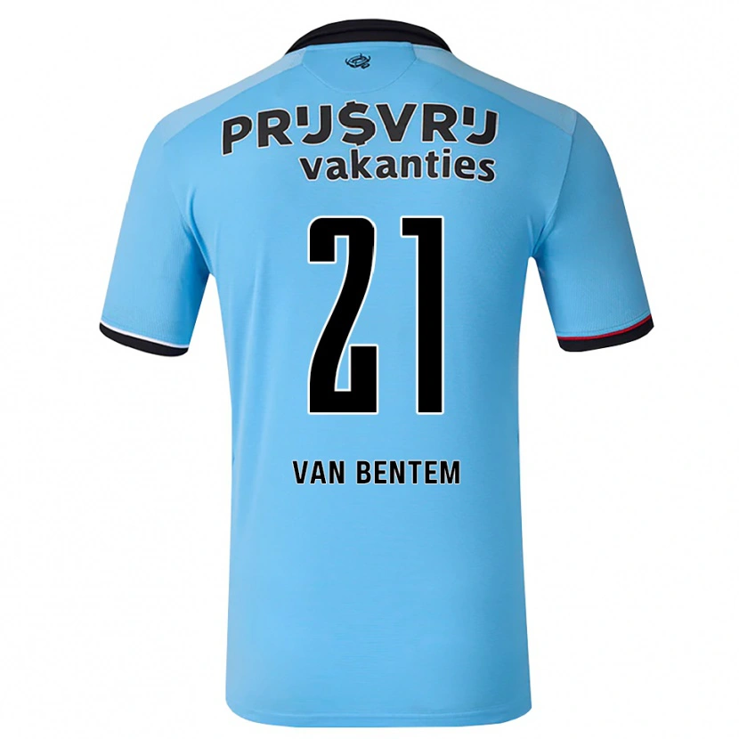 Danxen Homem Camisola Tess Van Bentem #21 Deepskyblue Preto Vermelho Alternativa 2026/27 Camisa Brasil