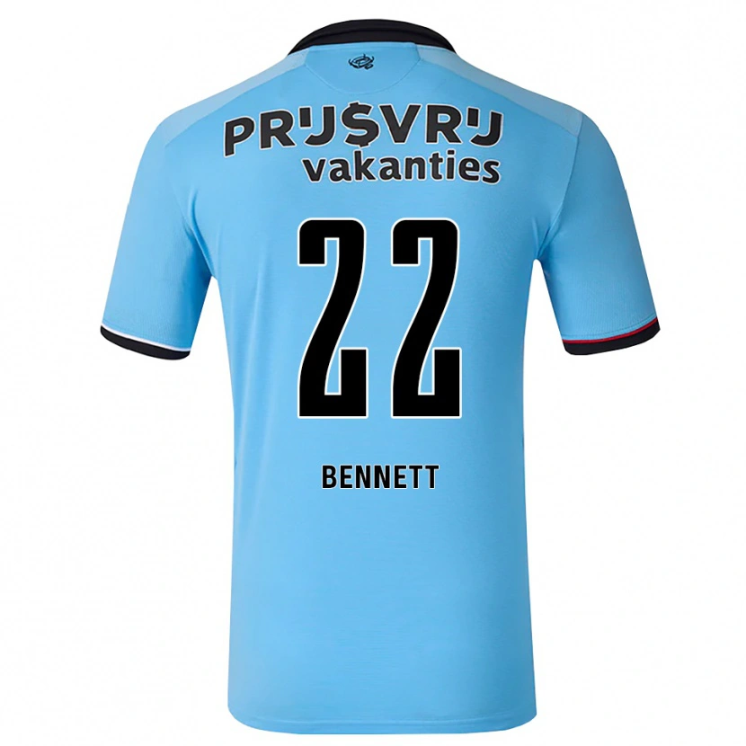 Danxen Homem Camisola Walter Bennett #22 Deepskyblue Preto Vermelho Alternativa 2026/27 Camisa Brasil