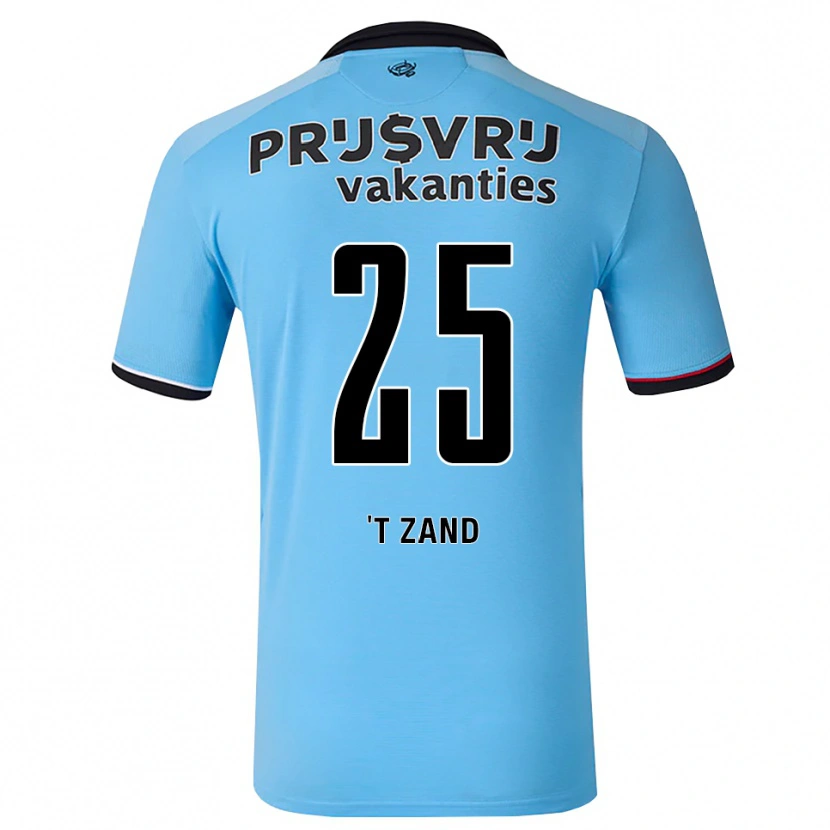 Danxen Homem Camisola Shiloh 'T Zand #25 Deepskyblue Preto Vermelho Alternativa 2026/27 Camisa Brasil