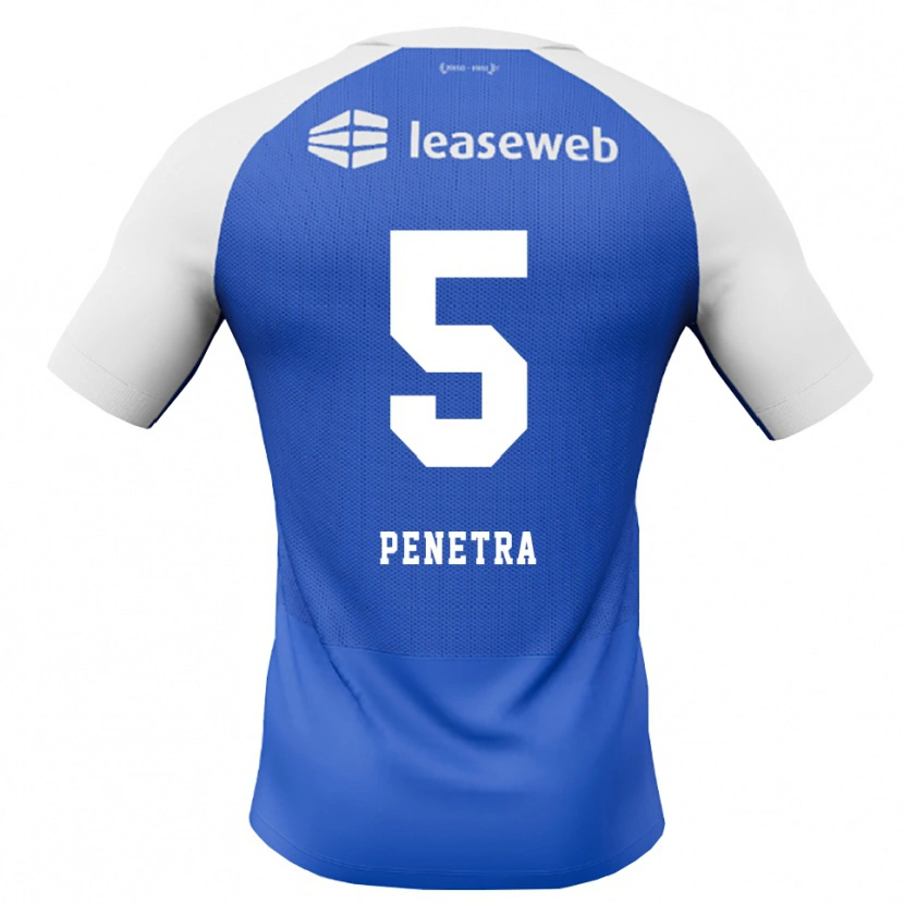 Danxen Homem Camisola Alexandre Penetra #5 Dodgerblue Vermelho Branco Alternativa 2026/27 Camisa Brasil