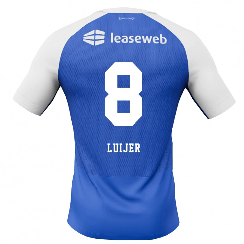 Danxen Homem Camisola Rick Luijer #8 Dodgerblue Vermelho Branco Alternativa 2026/27 Camisa Brasil