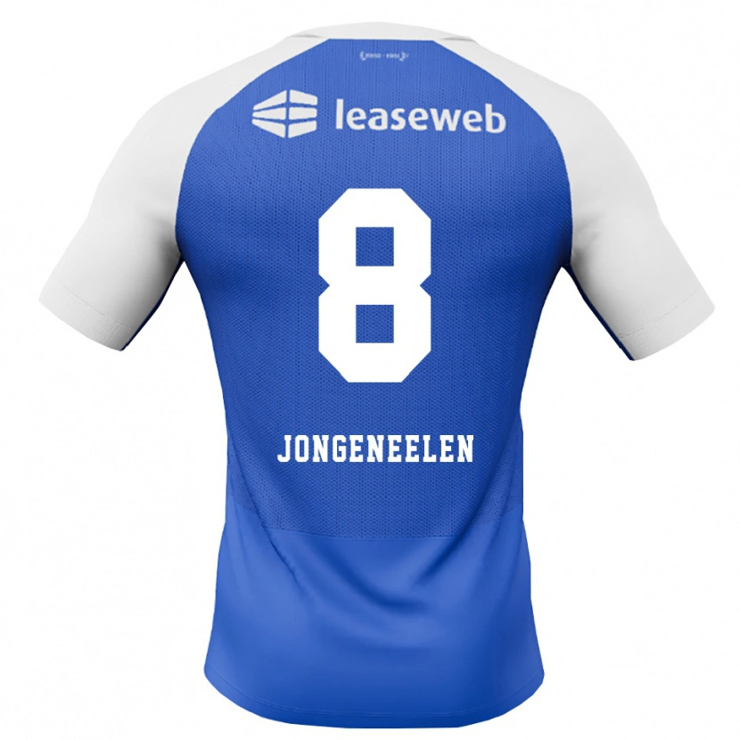Danxen Homem Camisola Cas Jongeneelen #8 Dodgerblue Vermelho Branco Alternativa 2026/27 Camisa Brasil
