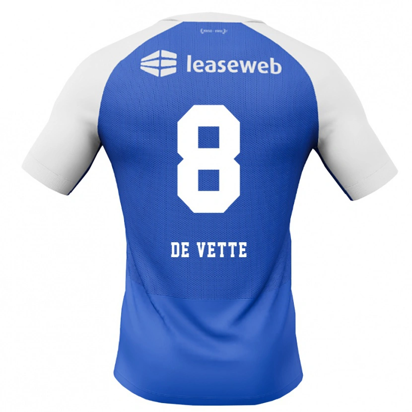 Danxen Homem Camisola Manique De Vette #8 Dodgerblue Vermelho Branco Alternativa 2026/27 Camisa Brasil