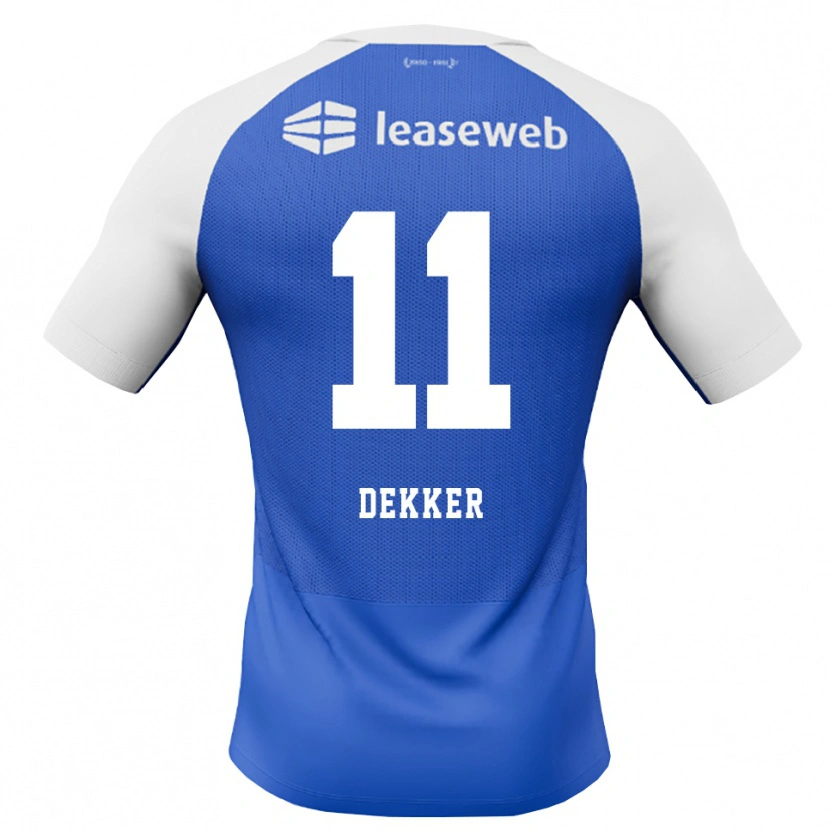Danxen Homem Camisola Isabella Dekker #11 Dodgerblue Vermelho Branco Alternativa 2026/27 Camisa Brasil