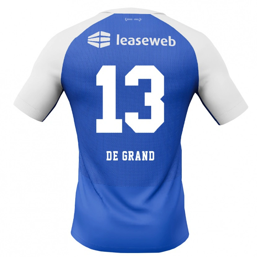 Danxen Homem Camisola Sam De Grand #13 Dodgerblue Vermelho Branco Alternativa 2026/27 Camisa Brasil