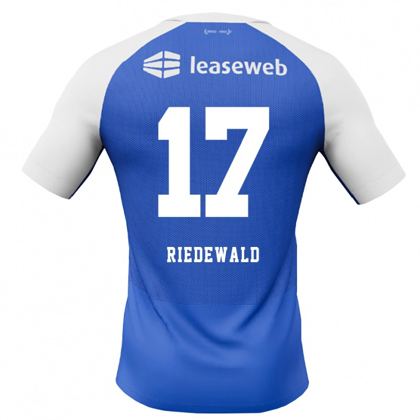 Danxen Homem Camisola Kenzo Riedewald #17 Dodgerblue Vermelho Branco Alternativa 2026/27 Camisa Brasil