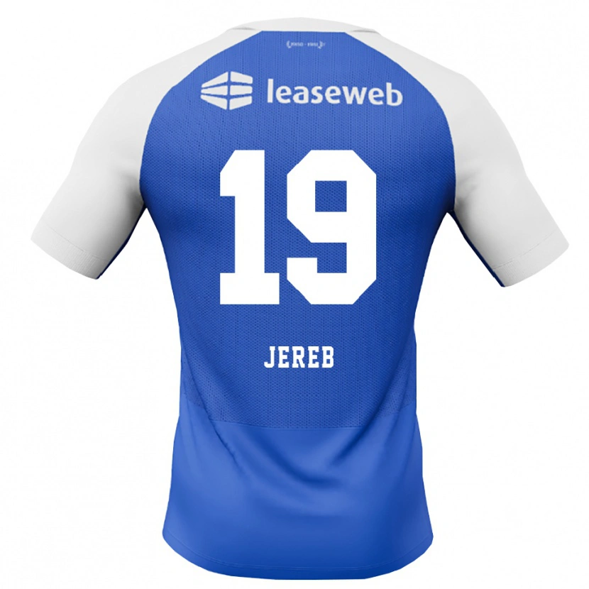 Danxen Homem Camisola David Jereb #19 Dodgerblue Vermelho Branco Alternativa 2026/27 Camisa Brasil