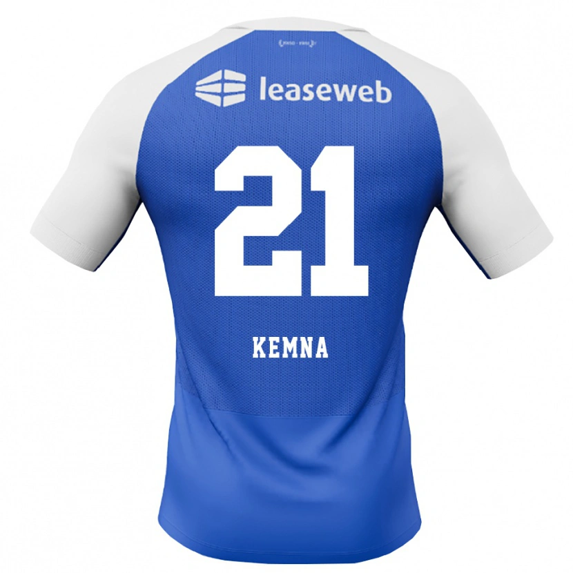 Danxen Homem Camisola Ties Kemna #21 Dodgerblue Vermelho Branco Alternativa 2026/27 Camisa Brasil