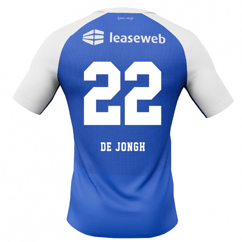 Danxen Homem Camisola Iain De Jongh #22 Dodgerblue Vermelho Branco Alternativa 2026/27 Camisa Brasil