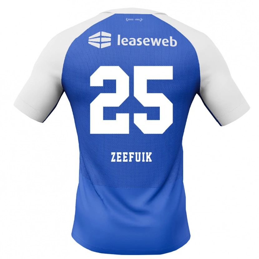 Danxen Homem Camisola Lequincio Zeefuik #25 Dodgerblue Vermelho Branco Alternativa 2026/27 Camisa Brasil