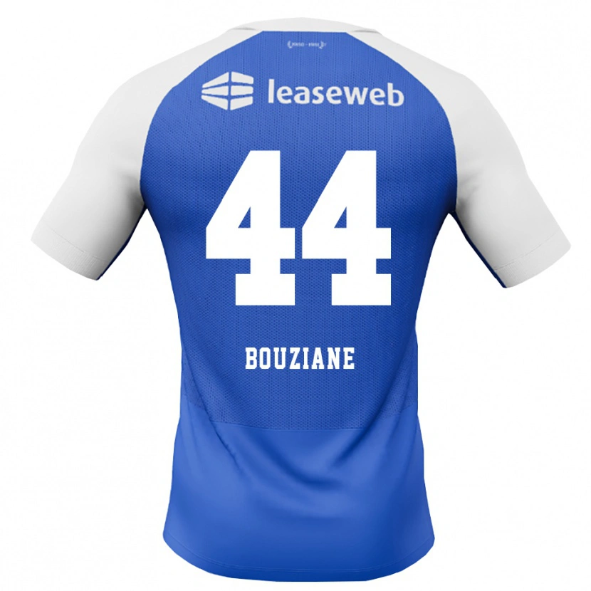 Danxen Homem Camisola Wassim Bouziane #44 Dodgerblue Vermelho Branco Alternativa 2026/27 Camisa Brasil