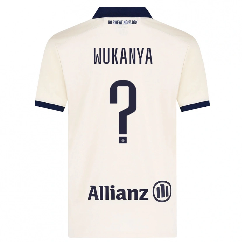 Danxen Homem Camisola Stéphane Wukanya #0 Beige Preto Alternativa 2026/27 Camisa Brasil