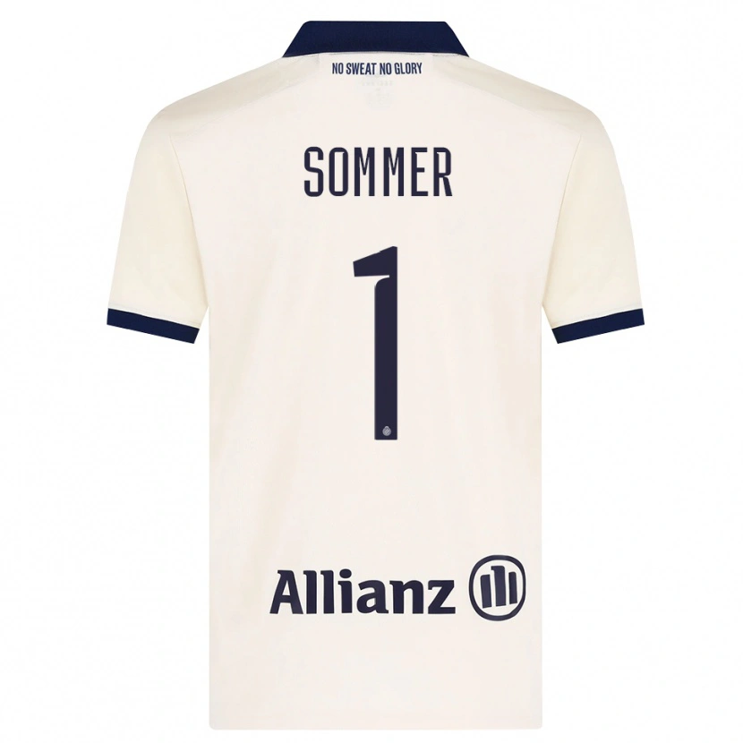 Danxen Homem Camisola Yann Sommer #1 Beige Preto Alternativa 2026/27 Camisa Brasil