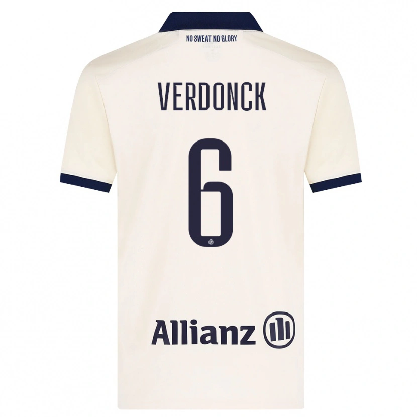 Danxen Homem Camisola Saar Verdonck #6 Beige Preto Alternativa 2026/27 Camisa Brasil