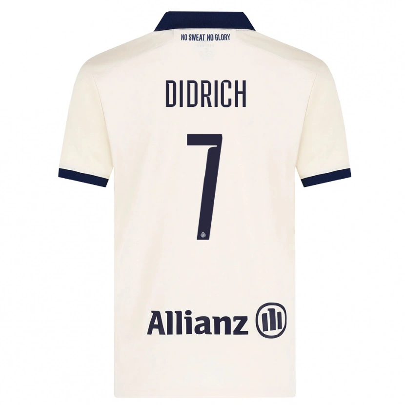Danxen Homem Camisola Brian Didrich #7 Beige Preto Alternativa 2026/27 Camisa Brasil