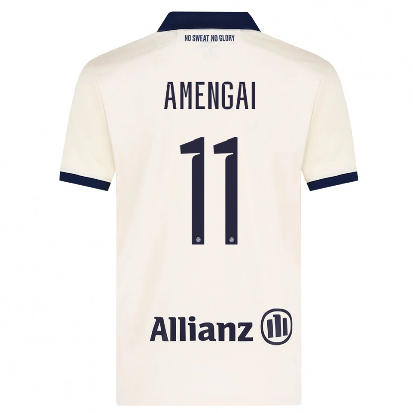 Danxen Homem Camisola Naïm Amengai #11 Beige Preto Alternativa 2026/27 Camisa Brasil