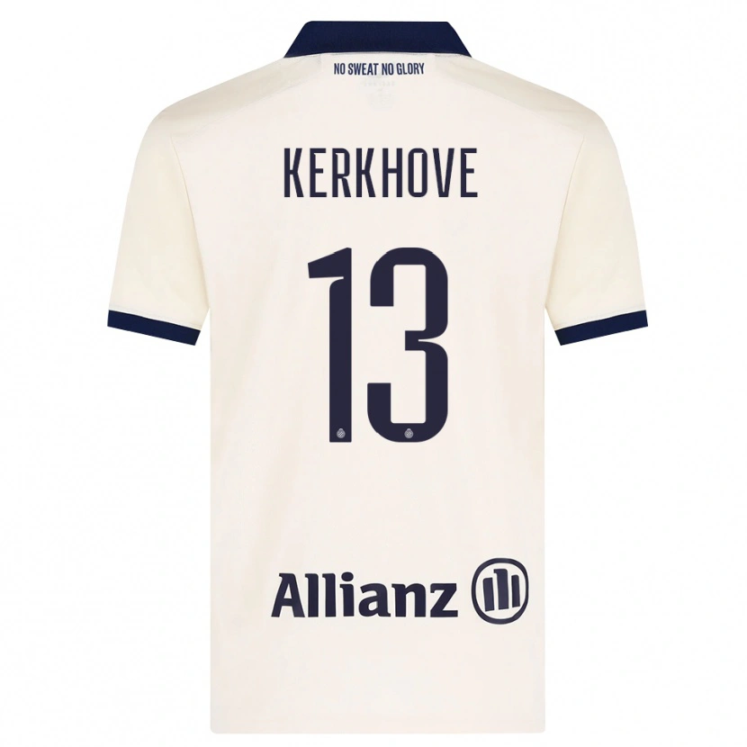 Danxen Homem Camisola Angel Kerkhove #13 Beige Preto Alternativa 2026/27 Camisa Brasil