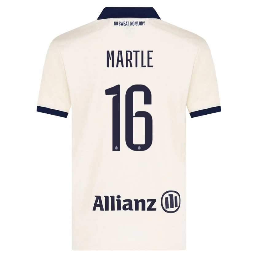 Danxen Homem Camisola Margaux Martlé #16 Beige Preto Alternativa 2026/27 Camisa Brasil