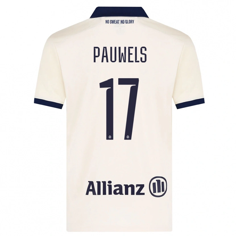 Danxen Homem Camisola Fleur Pauwels #17 Beige Preto Alternativa 2026/27 Camisa Brasil