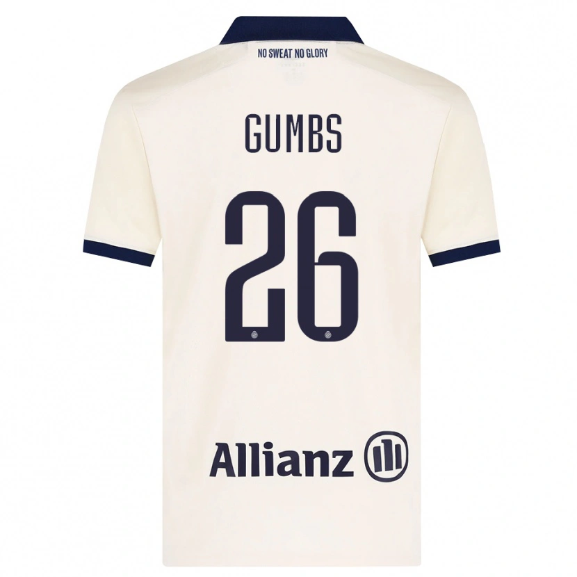 Danxen Homem Camisola Aisse Gumbs #26 Beige Preto Alternativa 2026/27 Camisa Brasil