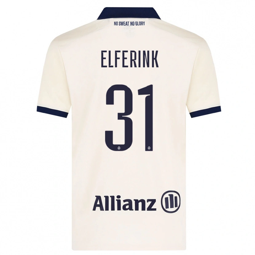 Danxen Homem Camisola Marie Elferink #31 Beige Preto Alternativa 2026/27 Camisa Brasil