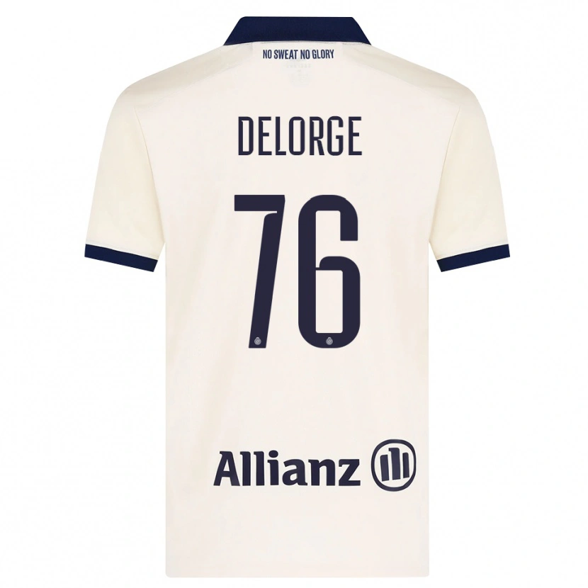 Danxen Homem Camisola Lucas Delorge #76 Beige Preto Alternativa 2026/27 Camisa Brasil