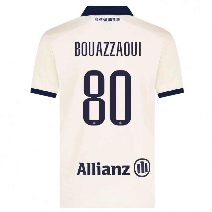 Danxen Homem Camisola Ilyas Bouazzaoui #80 Beige Preto Alternativa 2026/27 Camisa Brasil