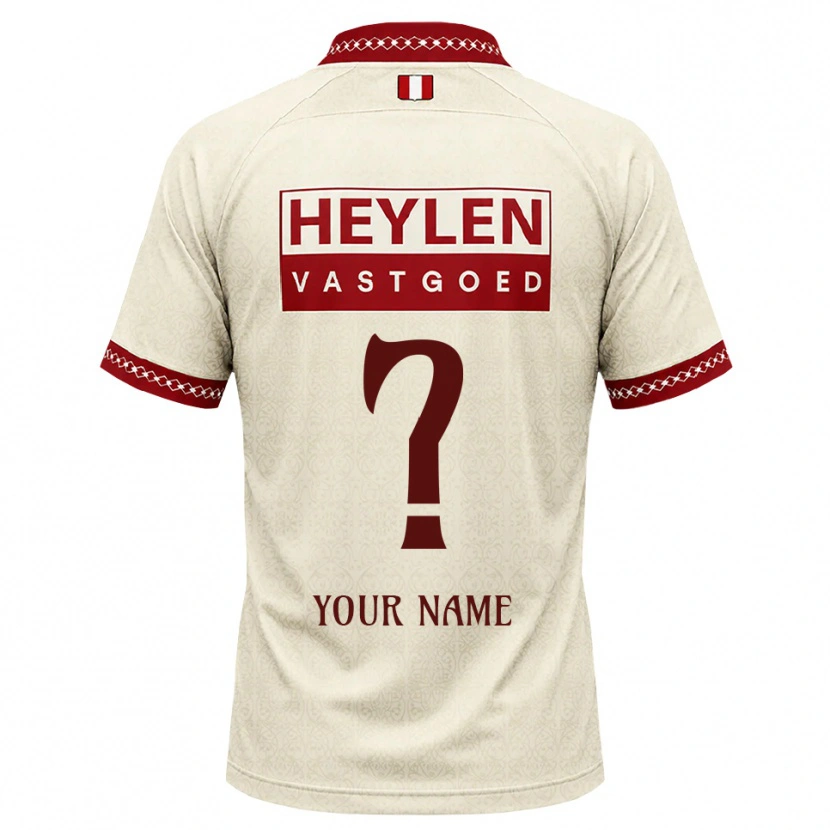 Danxen Homem Camisola Seu Nome #0 Beige Vermelho Alternativa 2026/27 Camisa Brasil