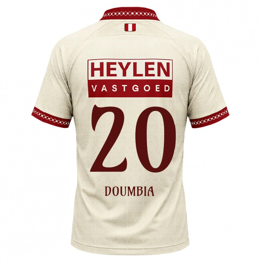 Danxen Homem Camisola Mahamadou Doumbia #20 Beige Vermelho Alternativa 2026/27 Camisa Brasil