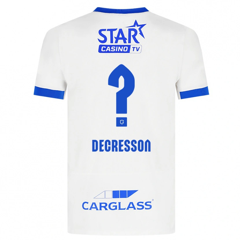 Danxen Homem Camisola Lino Decresson #0 Branco Azul Alternativa 2026/27 Camisa Brasil