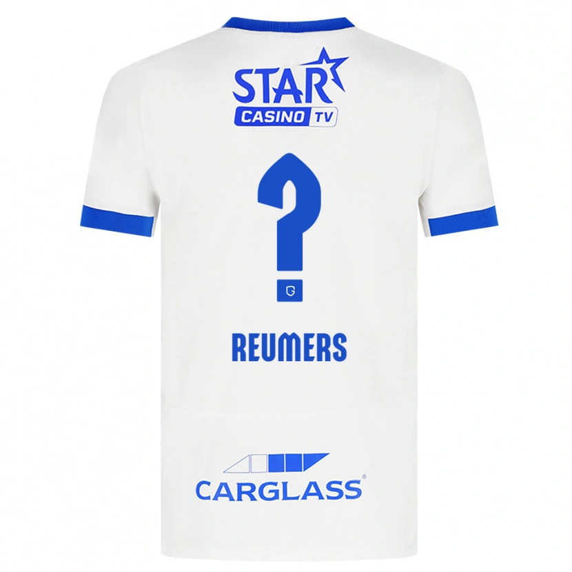 Danxen Homem Camisola Alexander Reumers #0 Branco Azul Alternativa 2026/27 Camisa Brasil